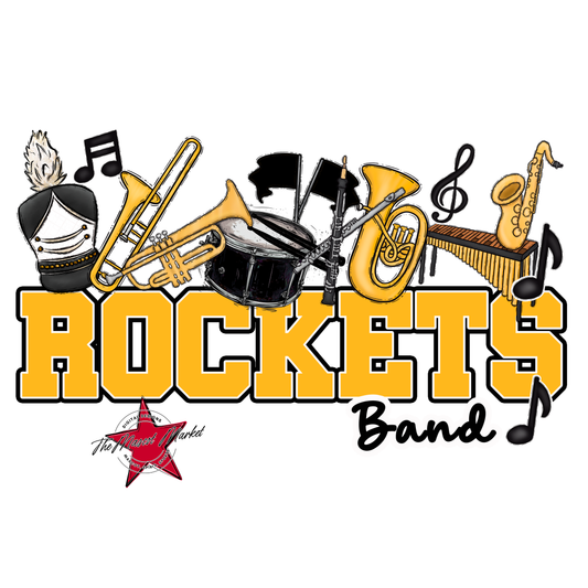 Rockets Varsity Band-Yellow