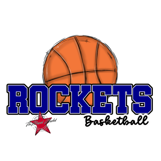 Rockets Varsity Basketball-Blue