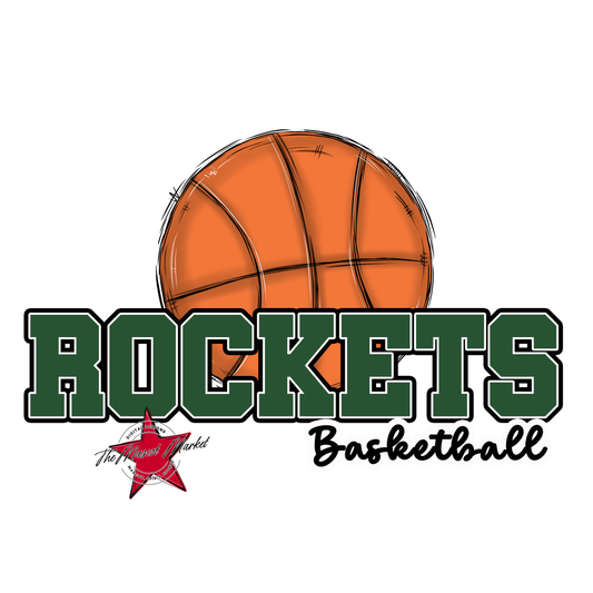 Rockets Varsity Basketball-Green