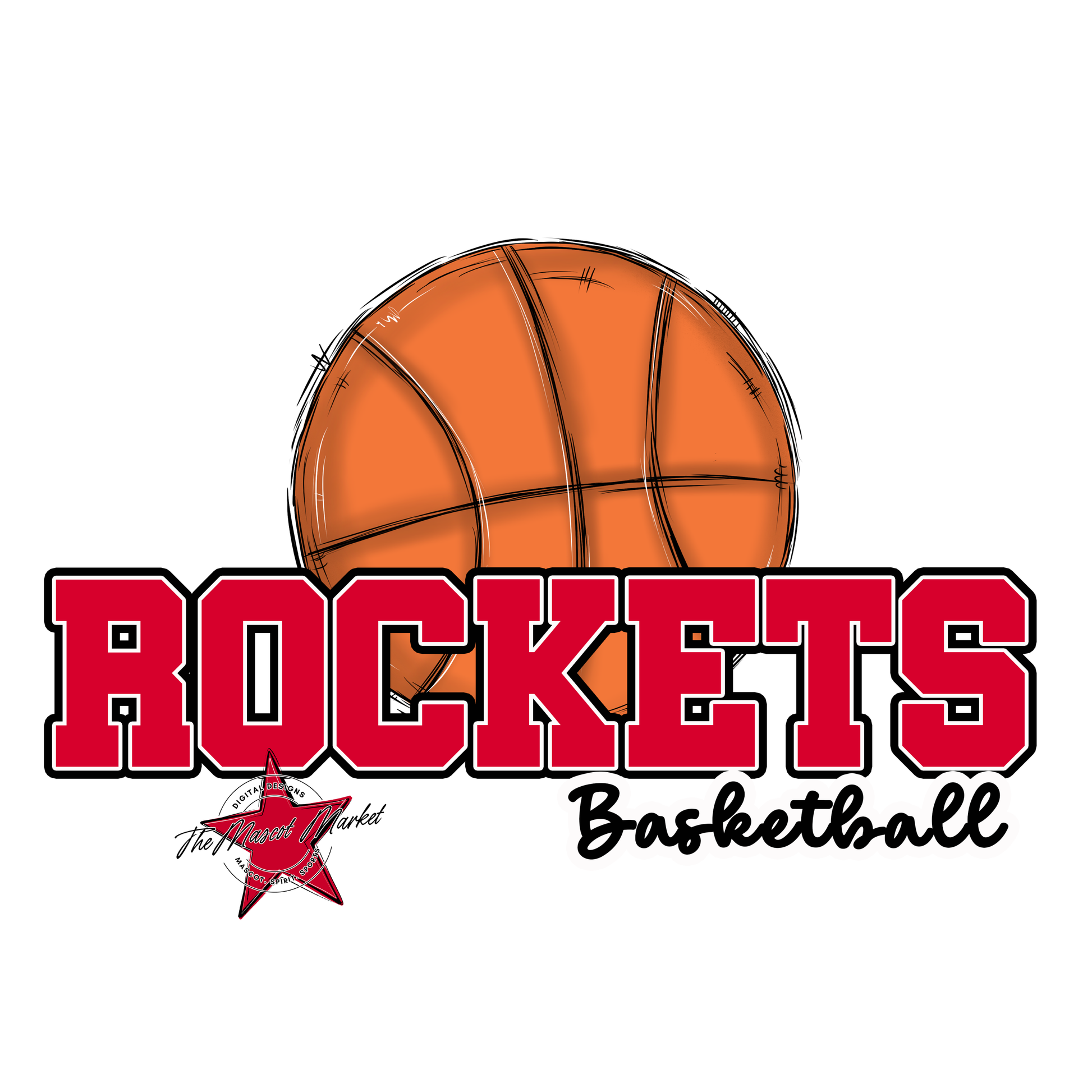 Rockets Varsity Basketball-Red