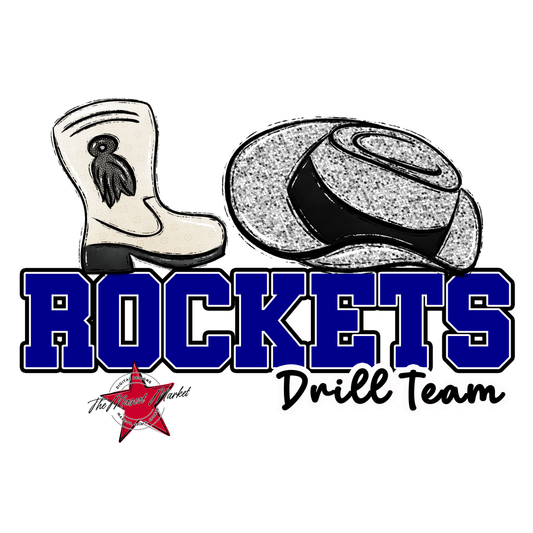 Rockets Varsity Drillteam-Blue