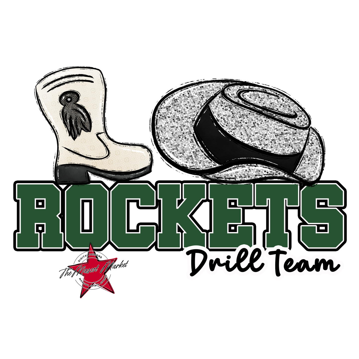 Rockets Varsity Drillteam-Green