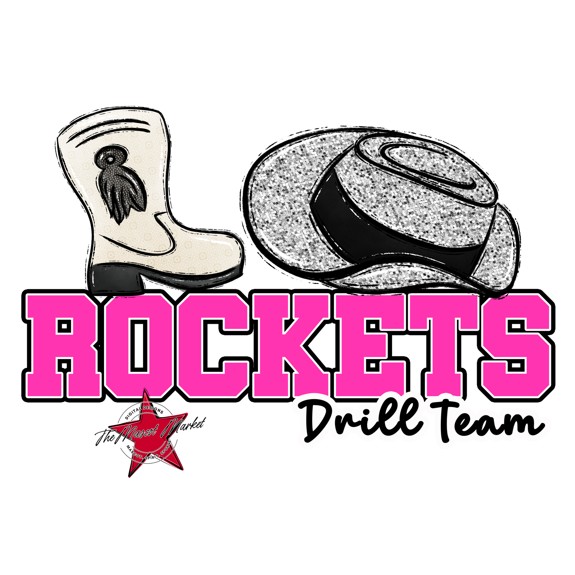 Rockets Varsity Drillteam-Pink