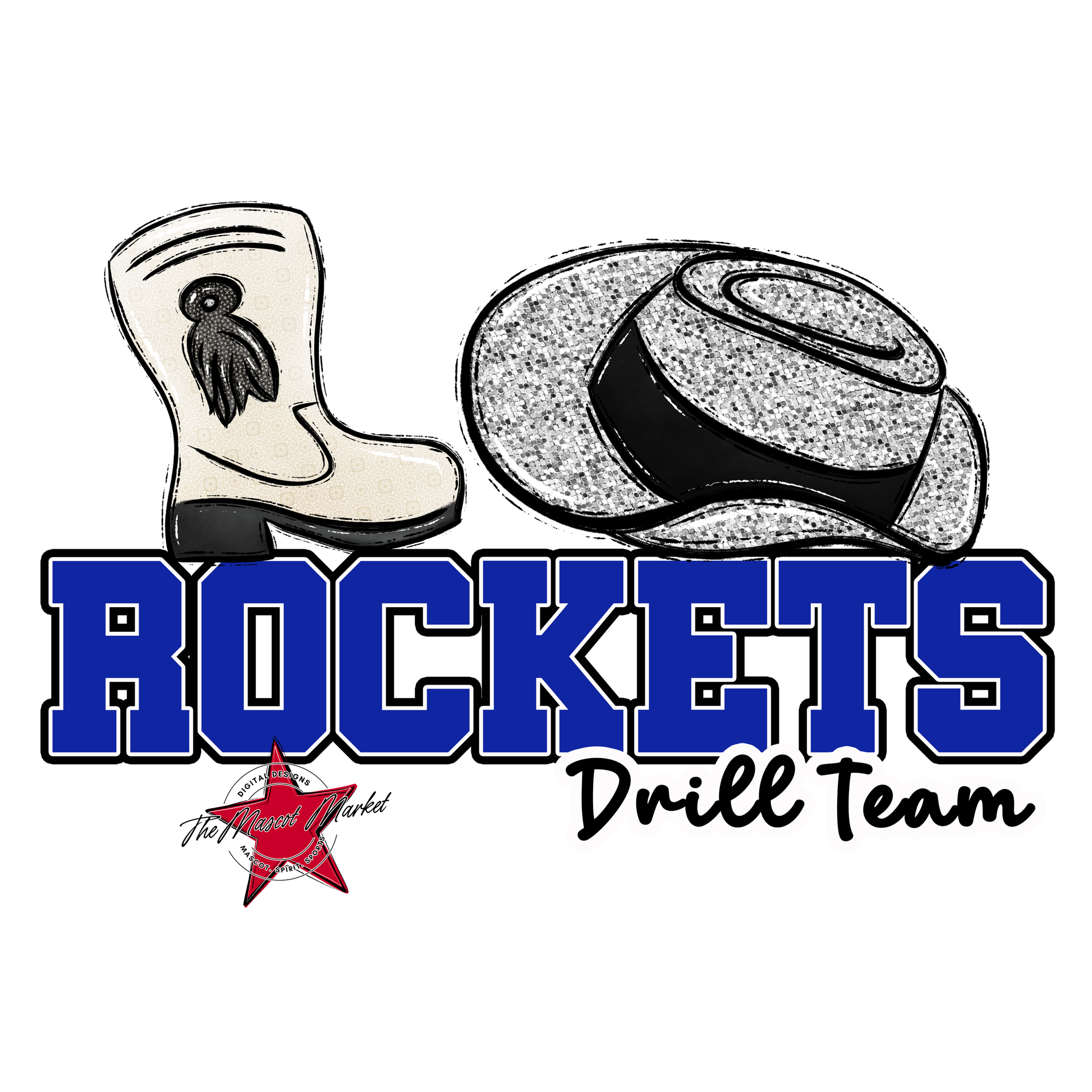 Rockets Varsity Drillteam-Royal Blue