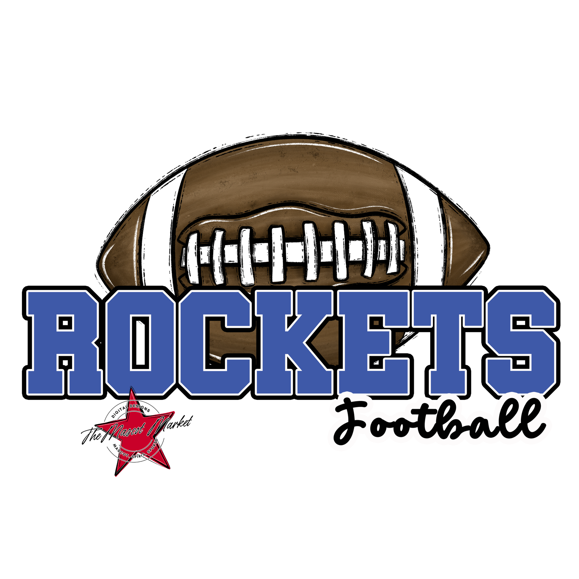 Rockets Varsity Football-Off Blue