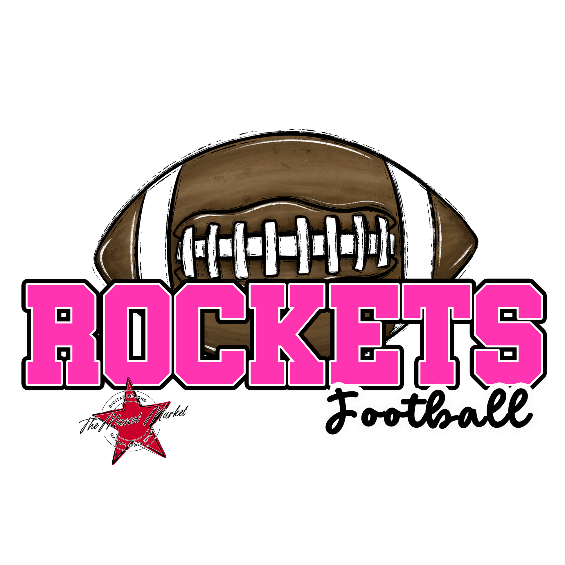 Rockets Varsity Football-Pink