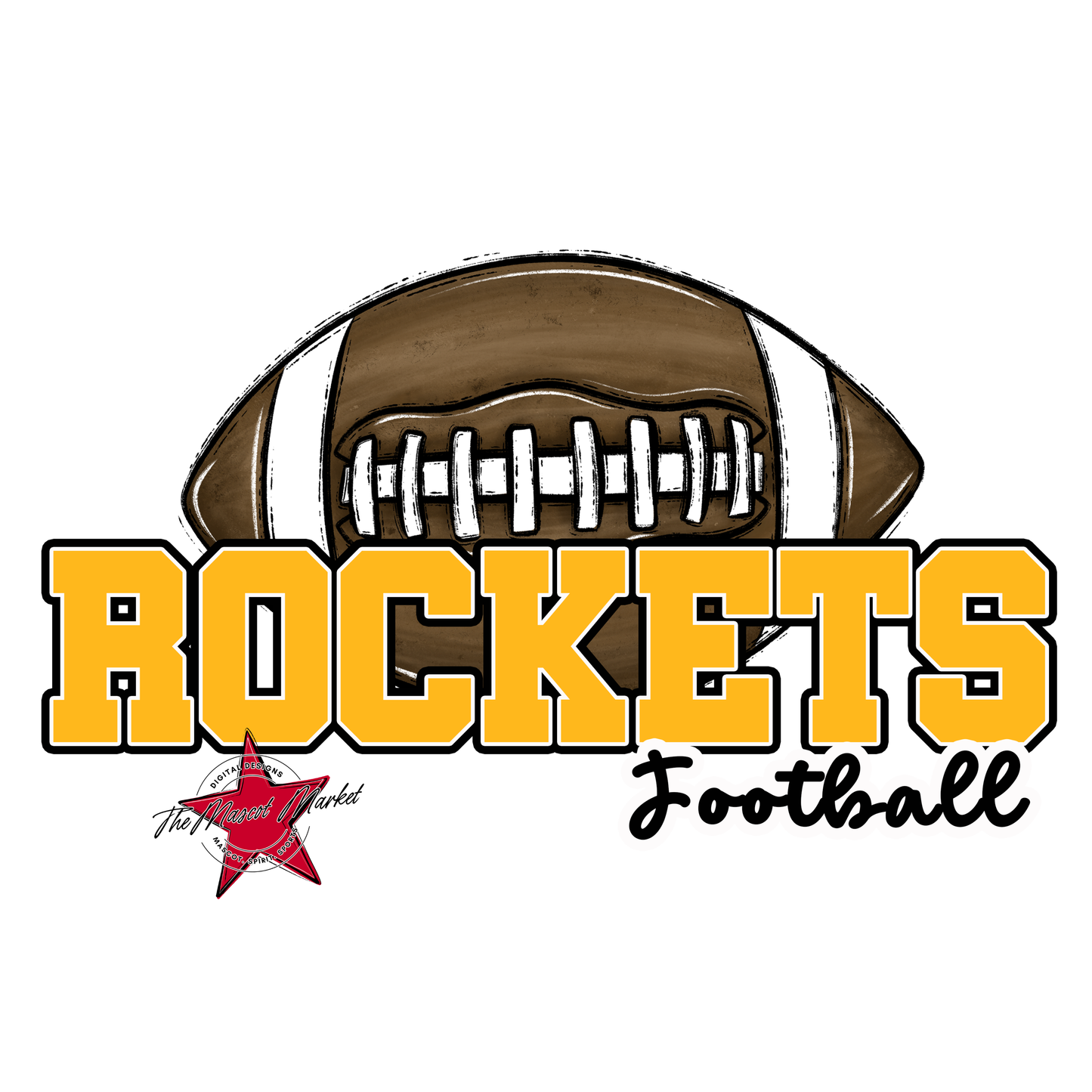 Rockets Varsity Football-Yellow