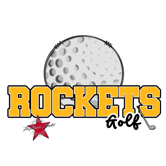 Rockets Varsity Golf-Yellow