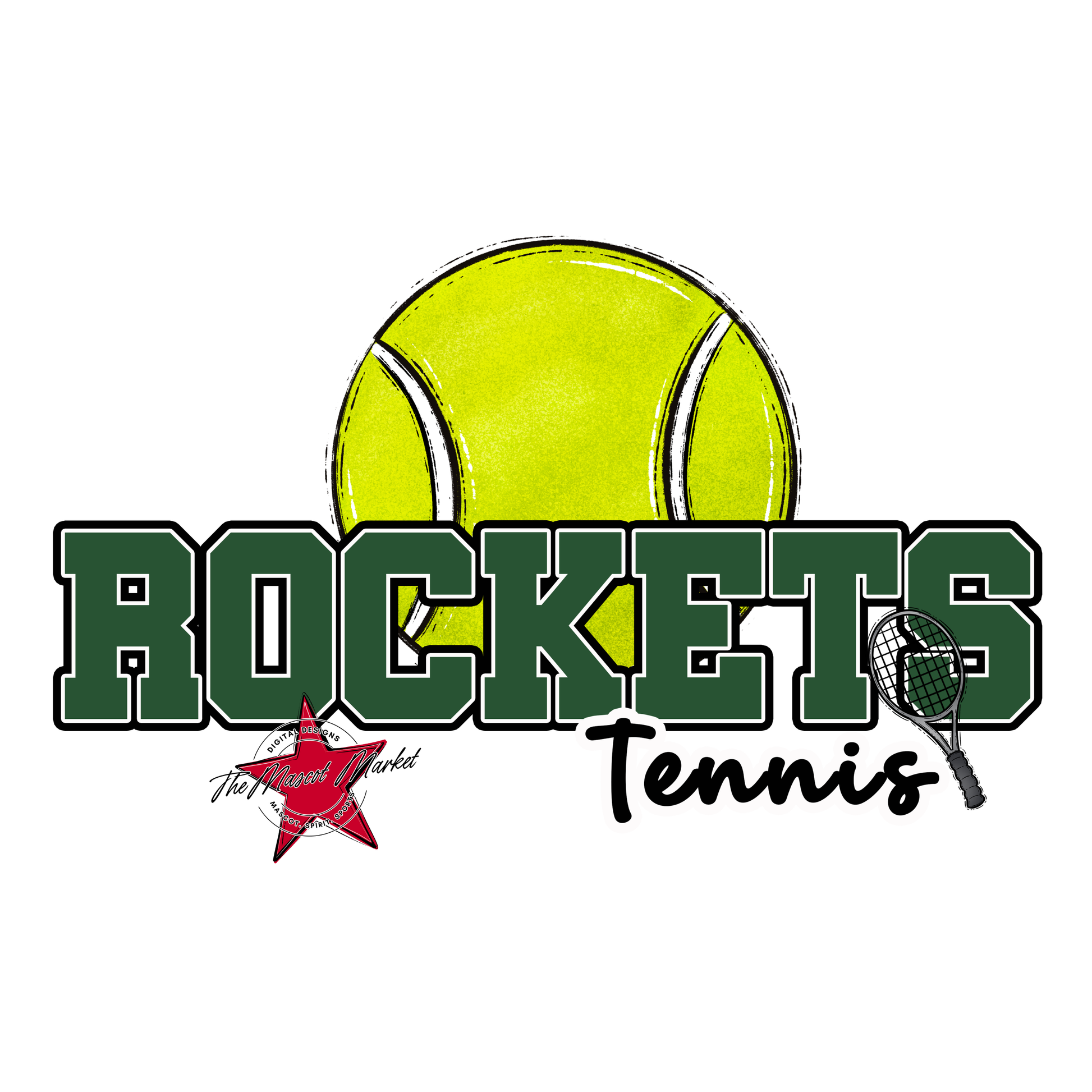 Rockets Varsity Tennis-Green