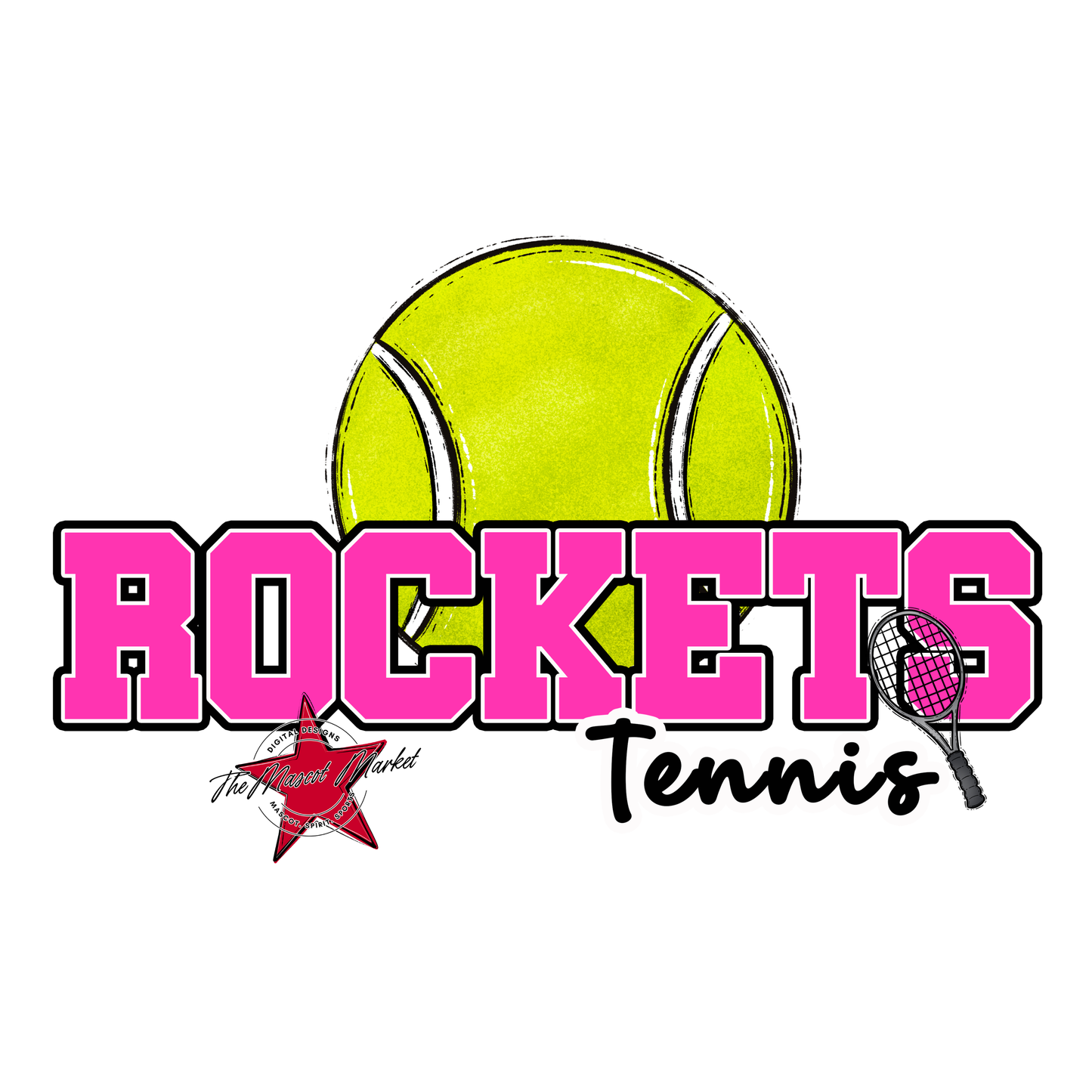 Rockets Varsity Tennis-Pink