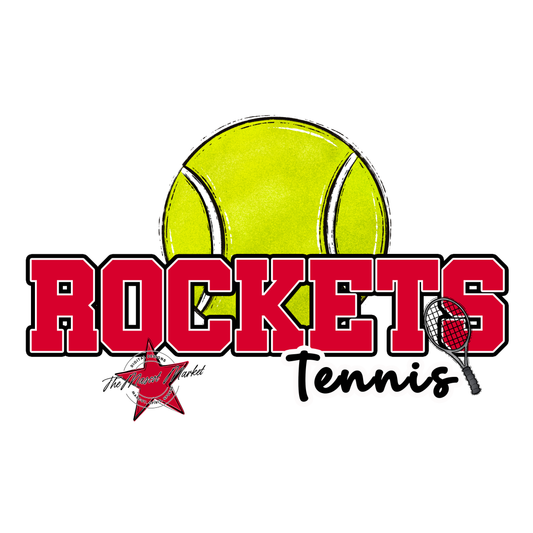 Rockets Varsity Tennis-Red