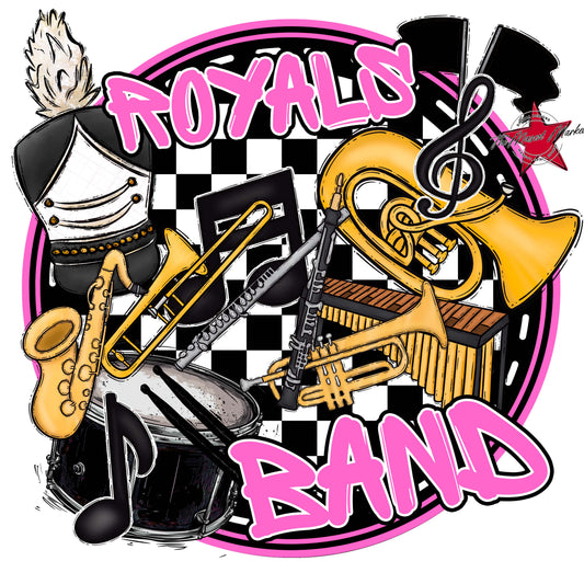 Royals Circle Band Frame-Baby Pink