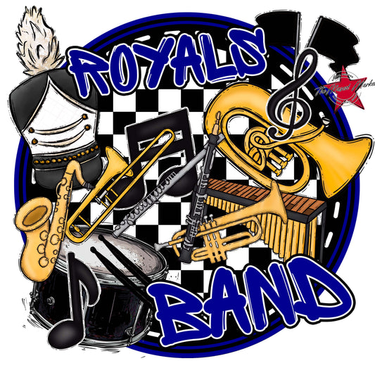 Royals Circle Band Frame-Blue