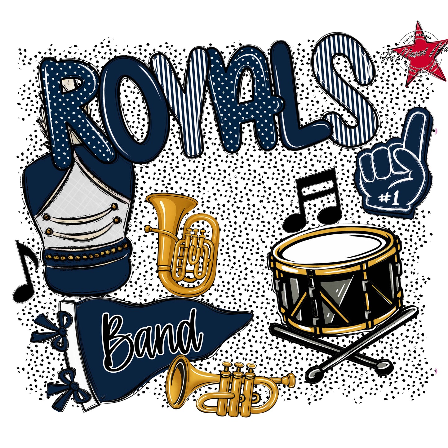 Royals Band Spirit-Navy