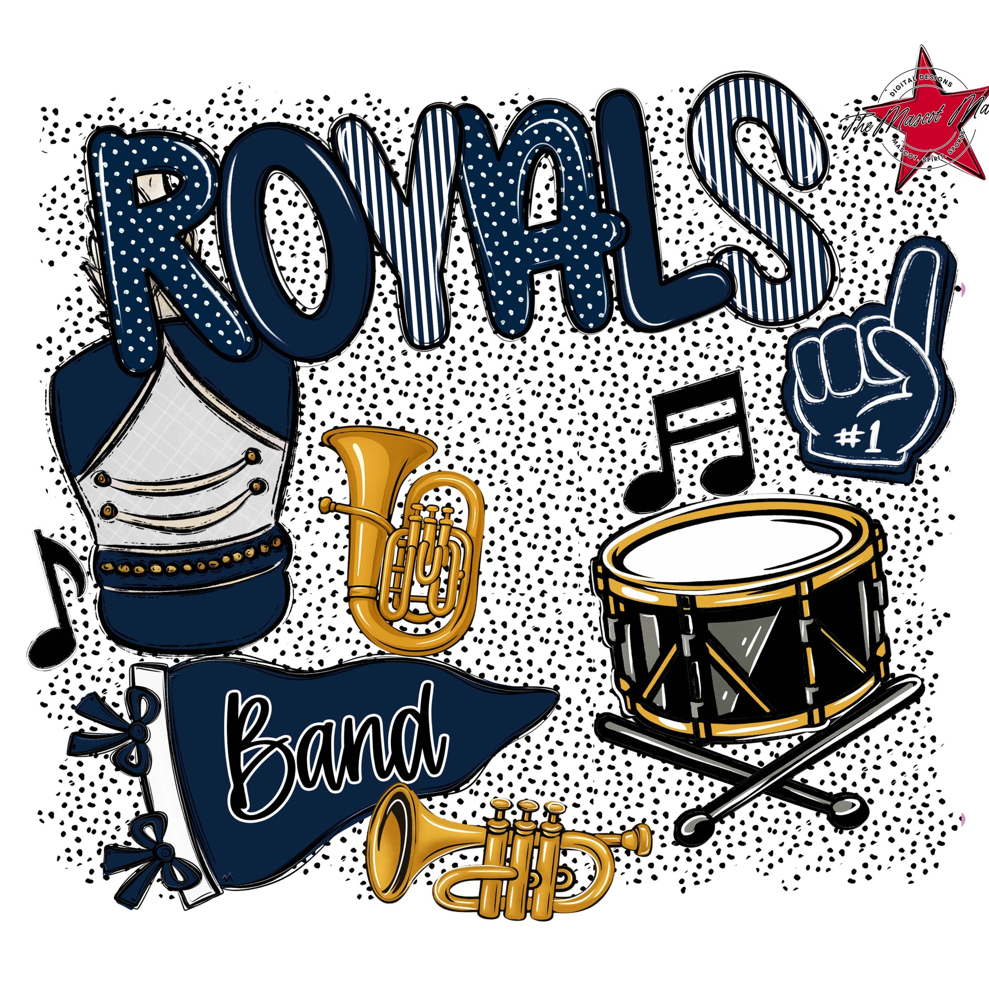 Royals Band Spirit-Navy