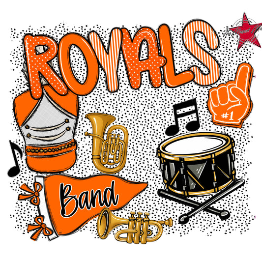 Royals Band Spirit-Orange