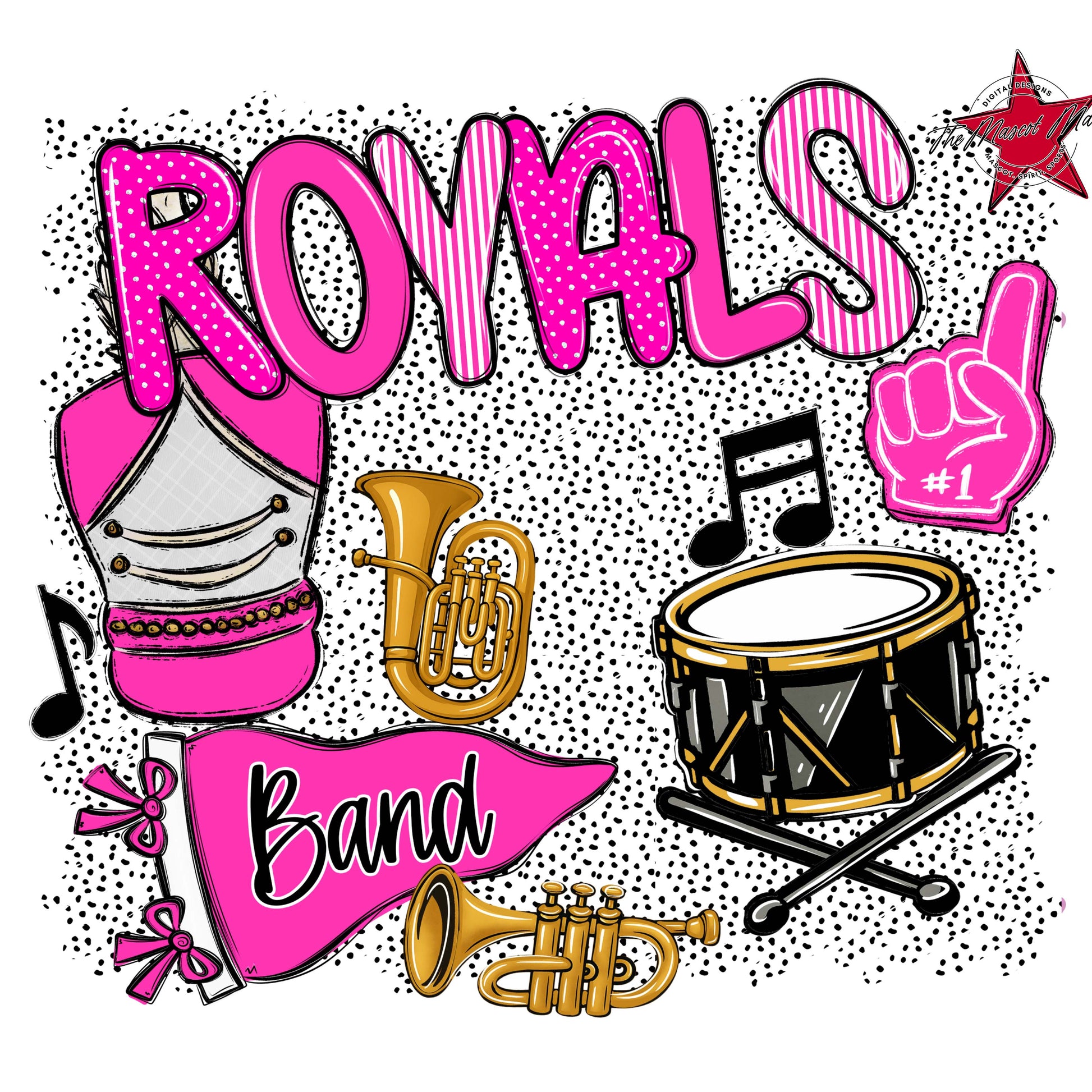 Royals Band Spirit-Pink