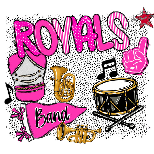 Royals Band Spirit-Pink