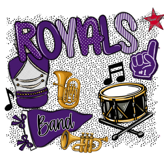 Royals Band Spirit-Purple