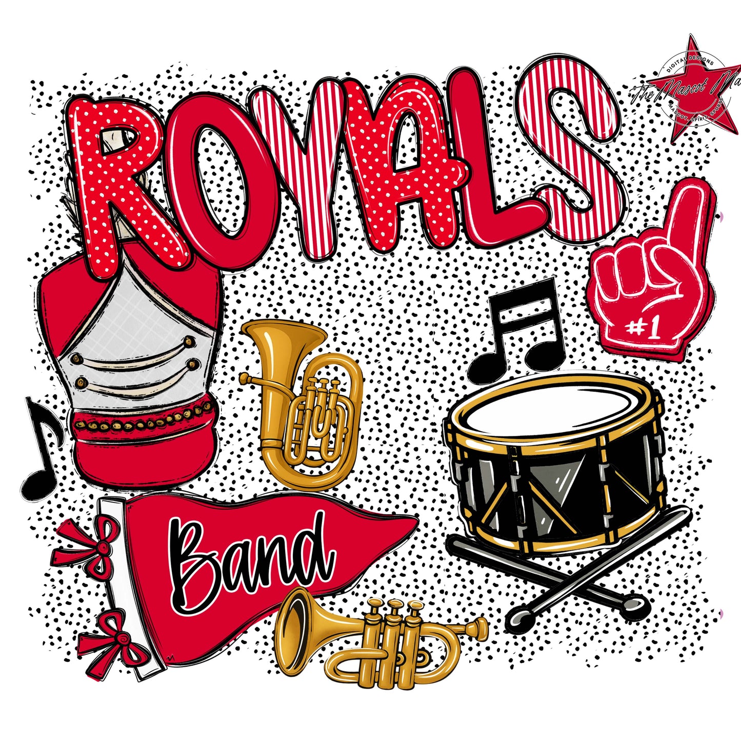 Royals Band Spirit-Red