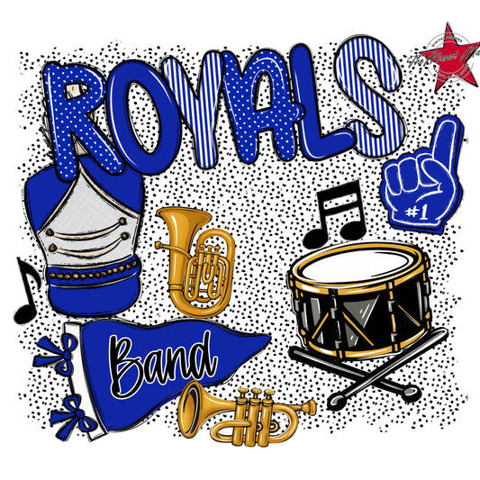 Royals Band Spirit-Royal Blue
