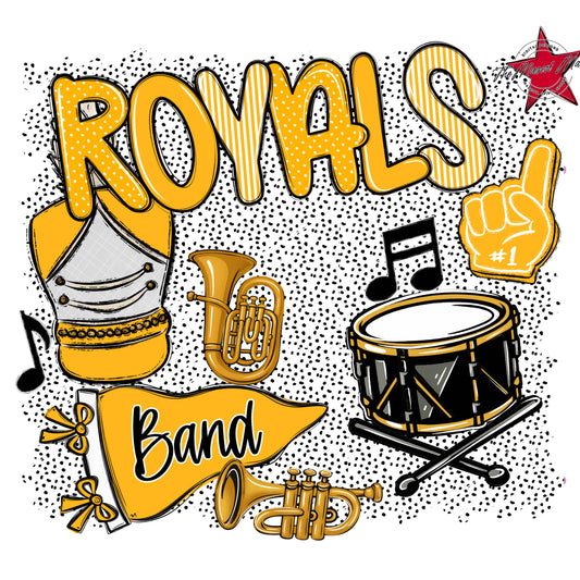 Royals Band Spirit-Yellow