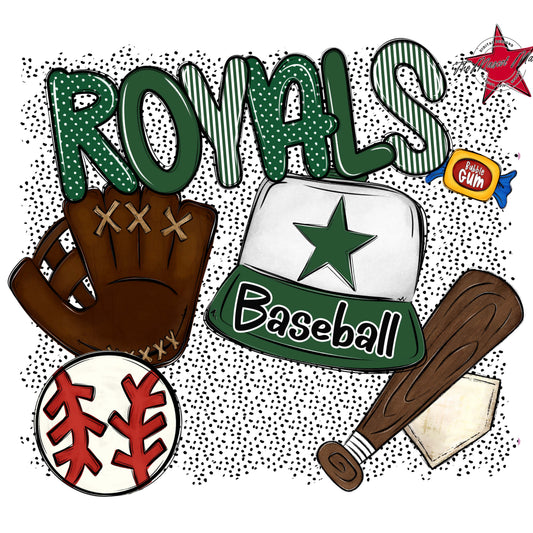 Royals Baseball Spirit-Green