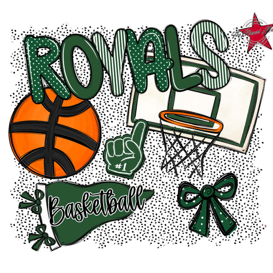 Royals Basketball Spirit-Green