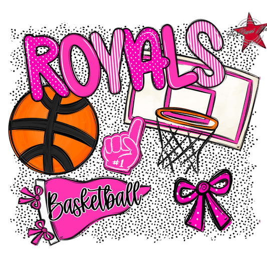 Royals Basketball Spirit-Pink