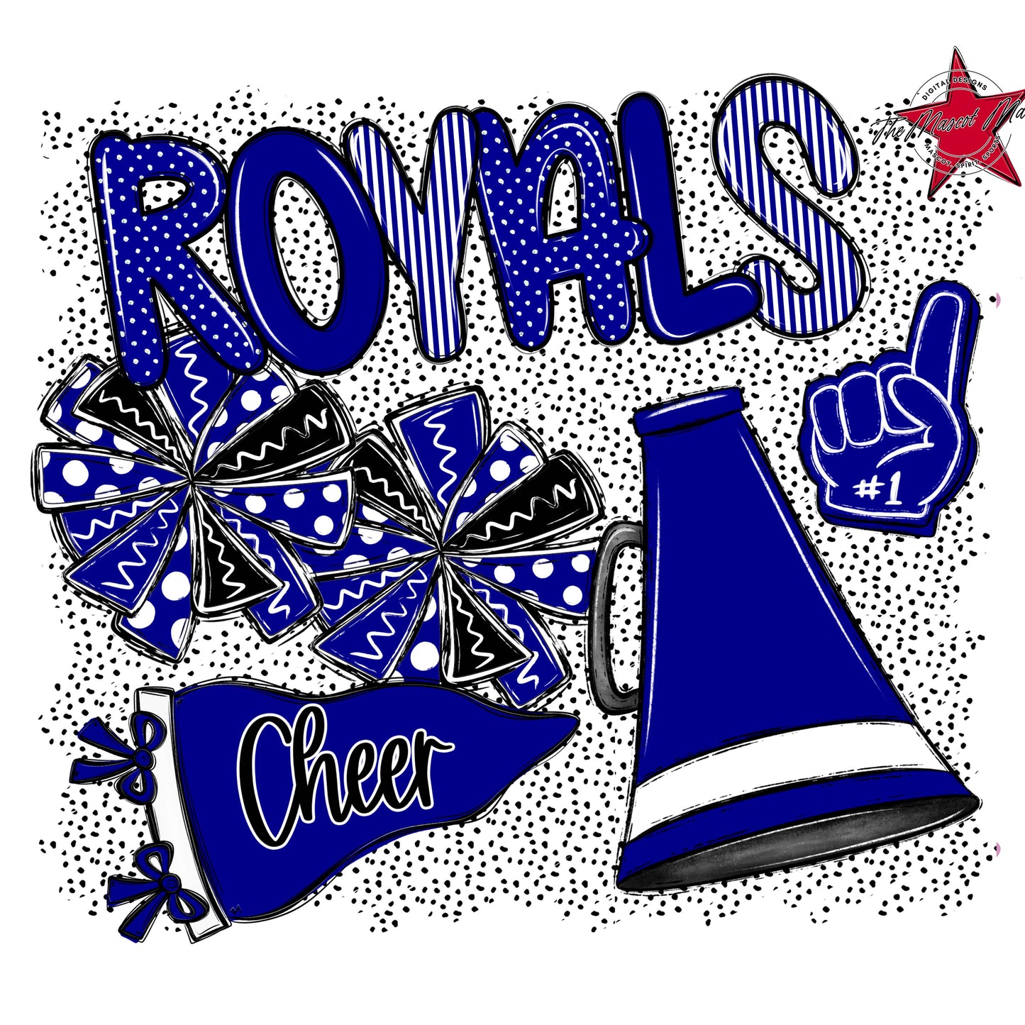 Royals Cheer Spirit-Blue