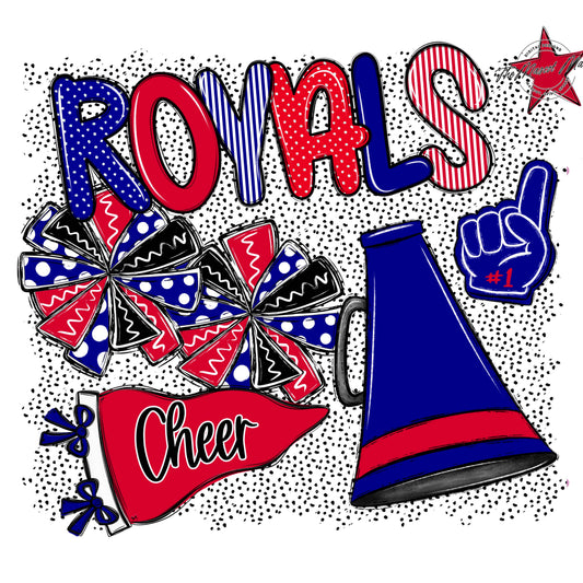 Royals Cheer Spirit-Blue & Red