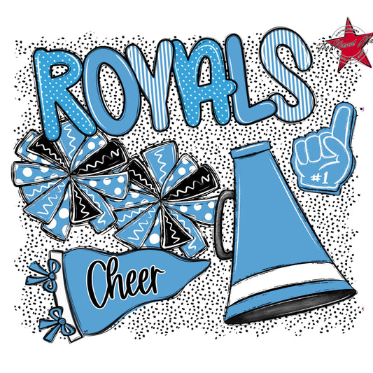 Royals Cheer Spirit-Carolina Blue