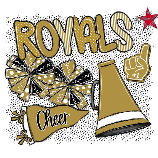Royals Cheer Spirit-Gold