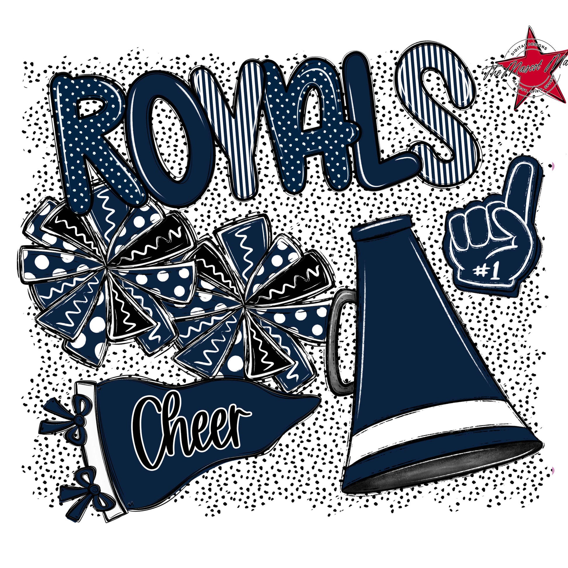Royals Cheer Spirit-Navy
