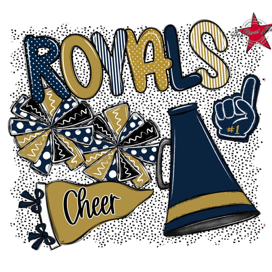 Royals Cheer Spirit-Navy & Gold