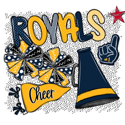 Royals Cheer Spirit-Navy & Yellow