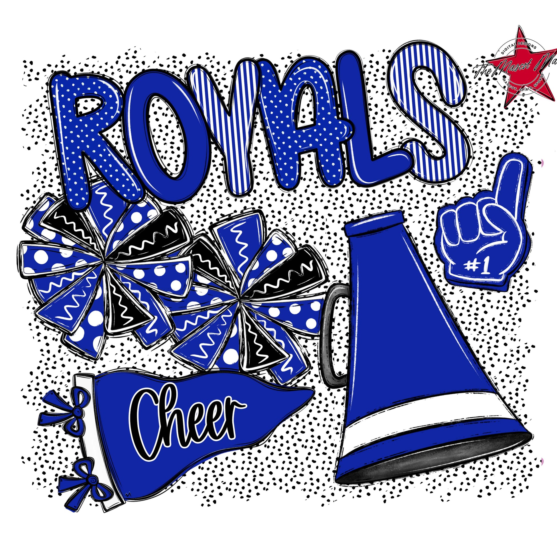 Royals Cheer Spirit-Royal Blue