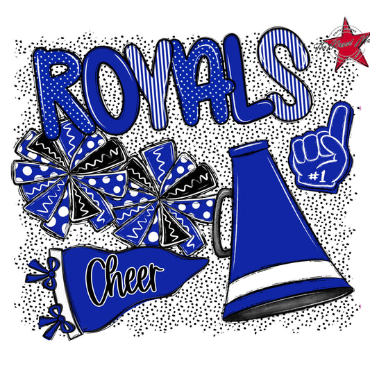 Royals Cheer Spirit-Royal Blue