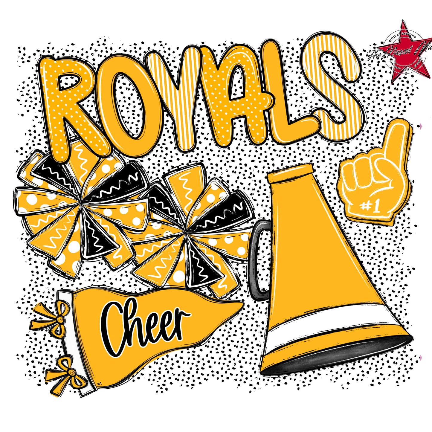 Royals Cheer Spirit-Yellow
