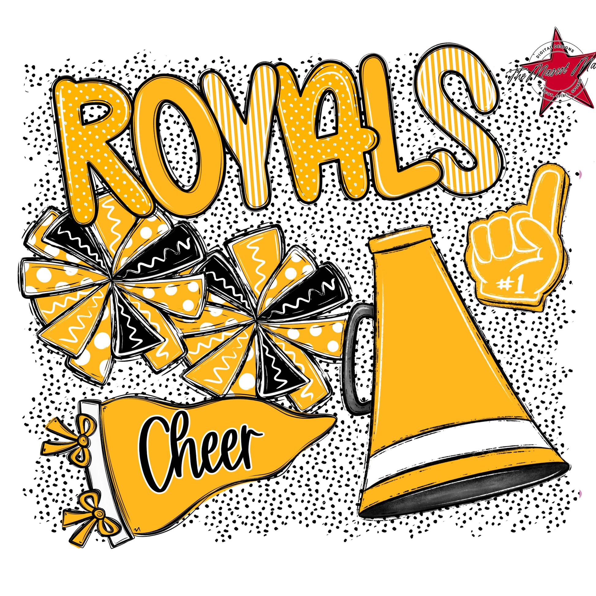 Royals Cheer Spirit-Yellow