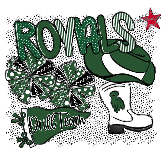 Royals Drillteam Spirit-Green