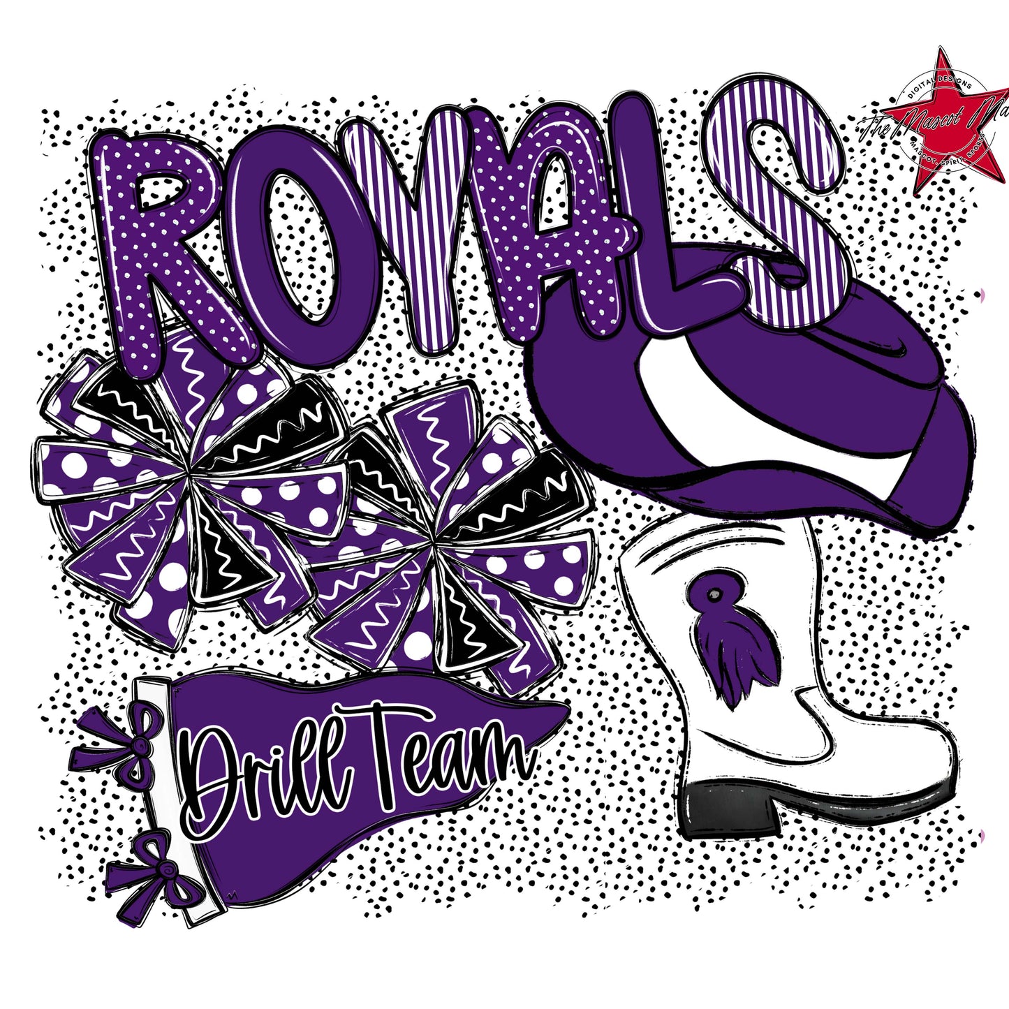 Royals Drillteam Spirit-Purple