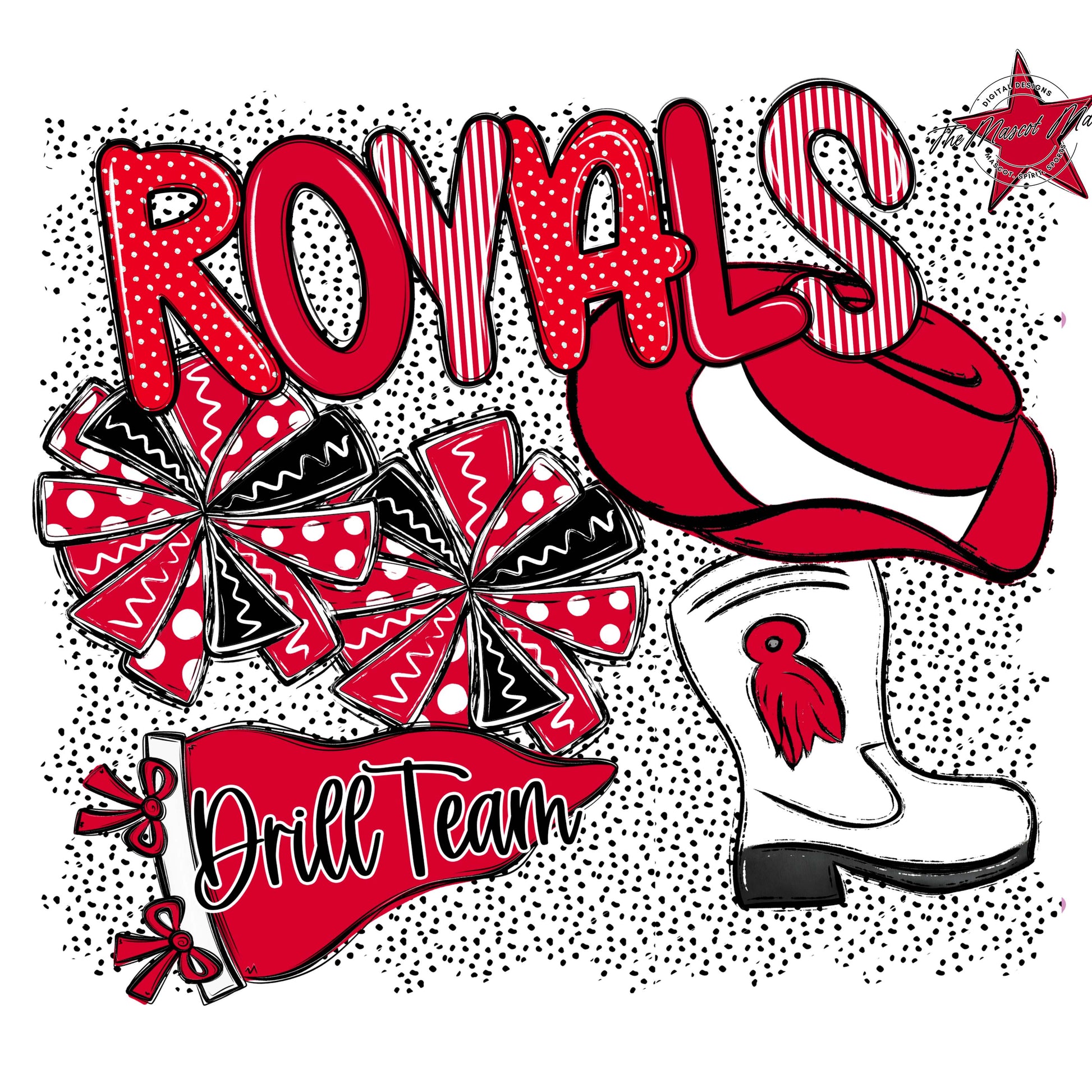 Royals Drillteam Spirit-Red