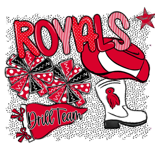 Royals Drillteam Spirit-Red
