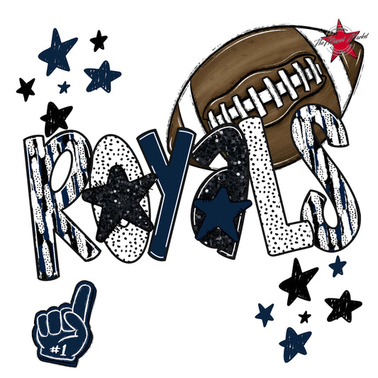Royals Football Scrape-Navy