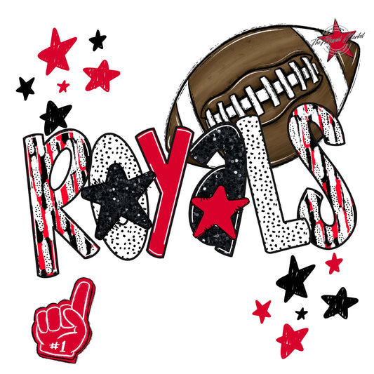 Royals Football Scrape-Red