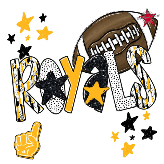 Royals Football Scrape-Yellow