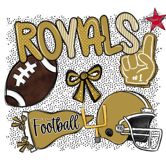 Royals Football Spirit-Gold