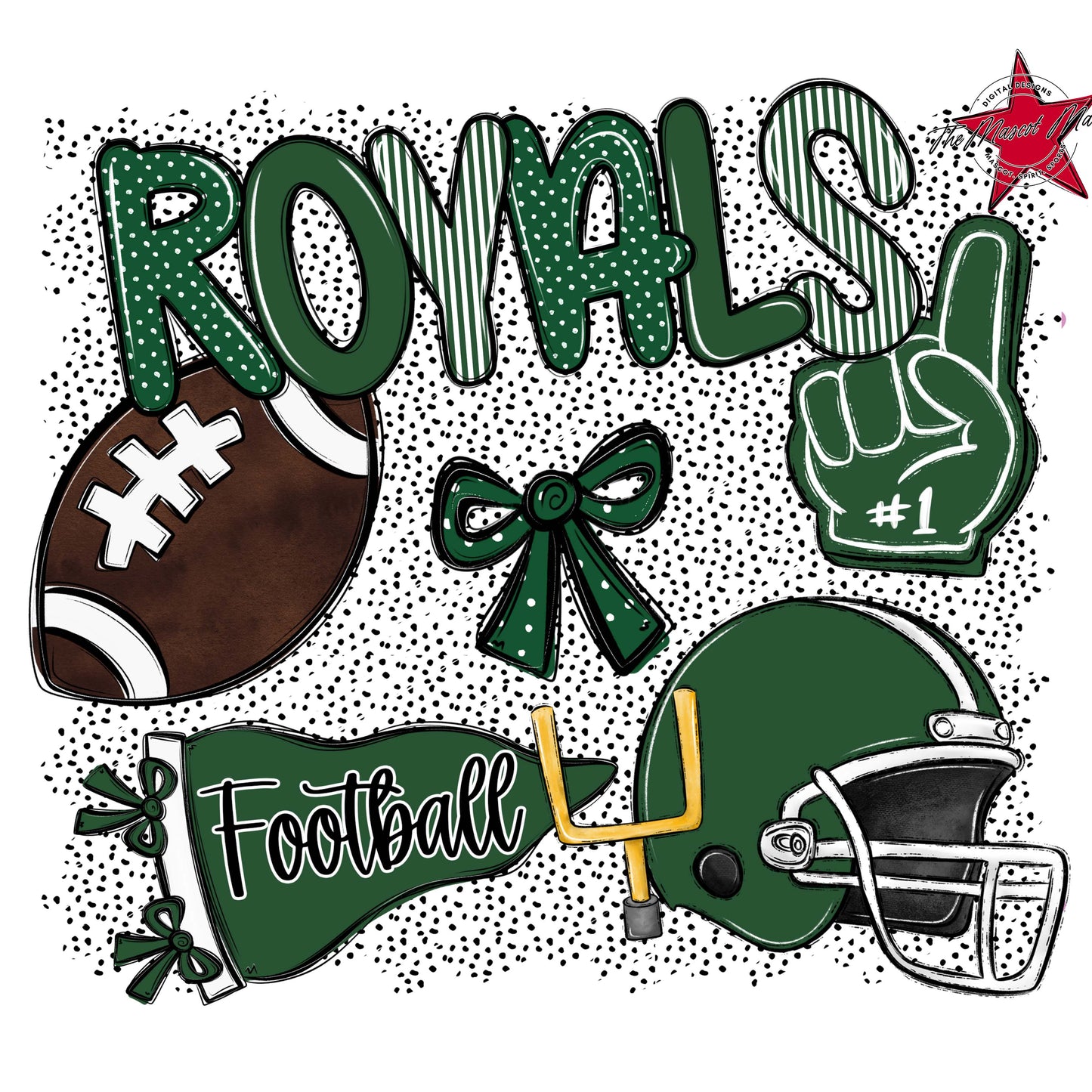 Royals Football Spirit-Green