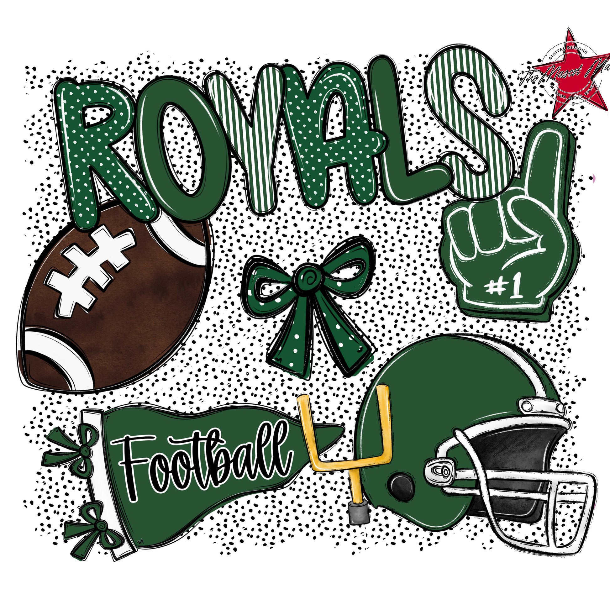 Royals Football Spirit-Green